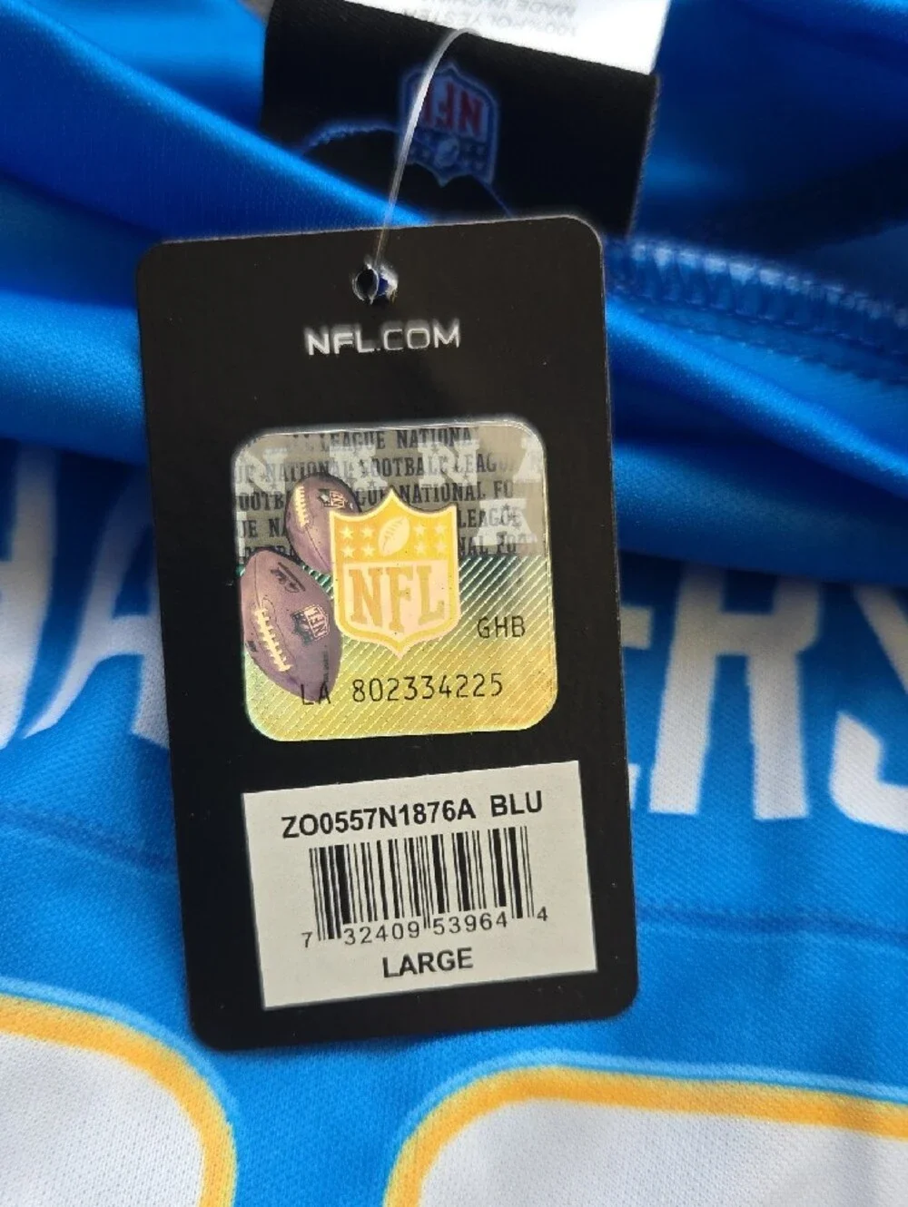 NFL Los Angeles Chargers Blue, White & Yellow Dog Outfit